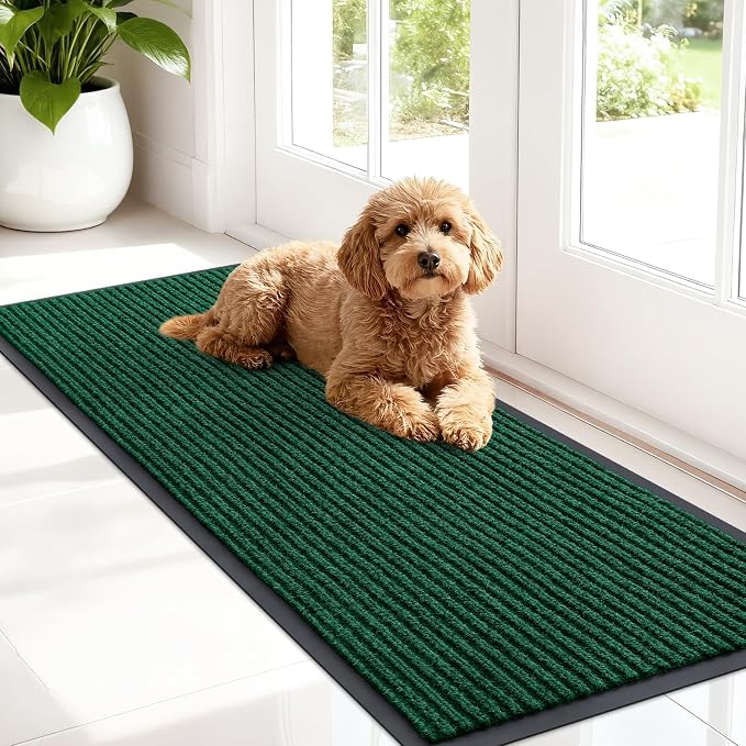 OLANLY Front Door Mat Indoor Outdoor Entrance, Waterproof Heavy Duty Doormat by OLANLY