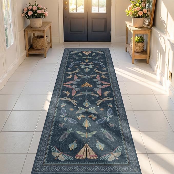 Washable Kitchen Runner Rug 2'6"x12', Non Slip Indoor Mat - Image 3