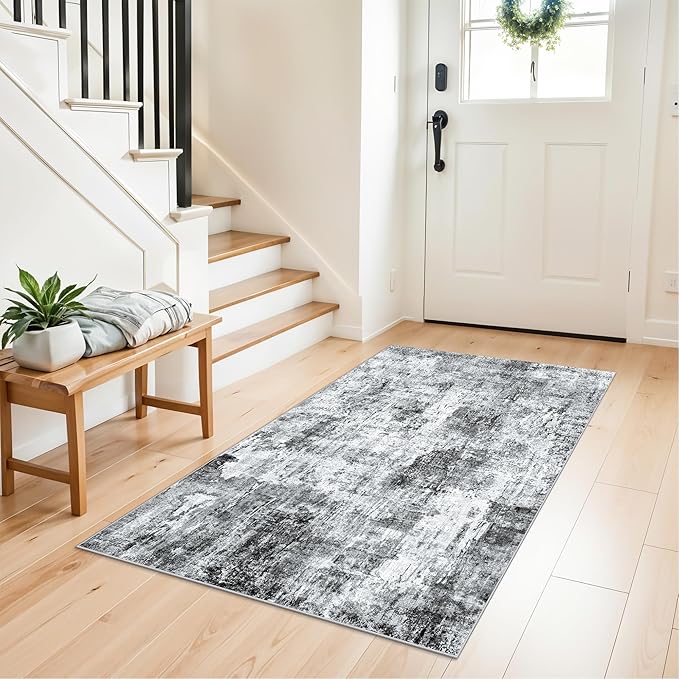 3x4 Washable Entryway Area Rug by ZHXXUJ