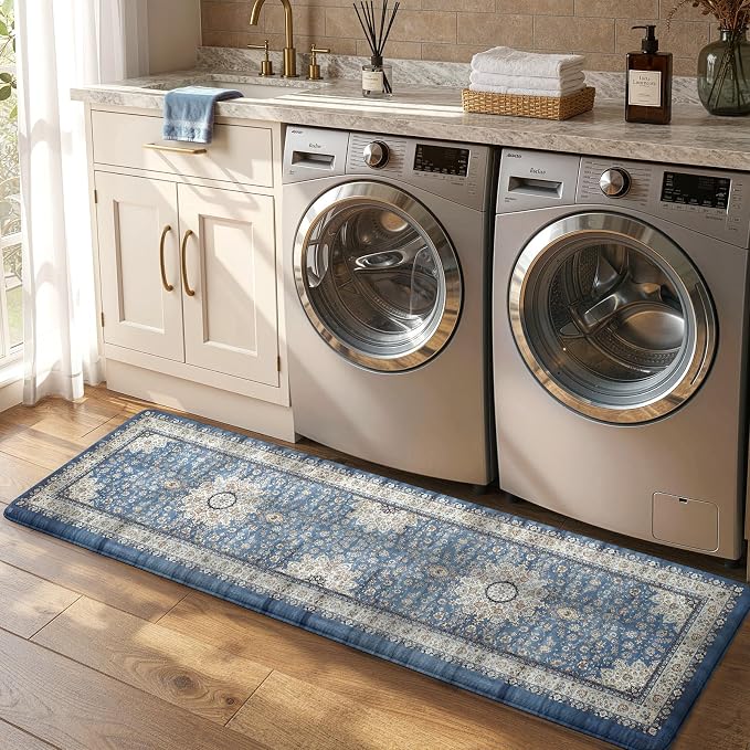 Collive Kitchen Rugs Anti Fatigue, Cushioned Kitchen Floor Mats Waterproof - Image 8