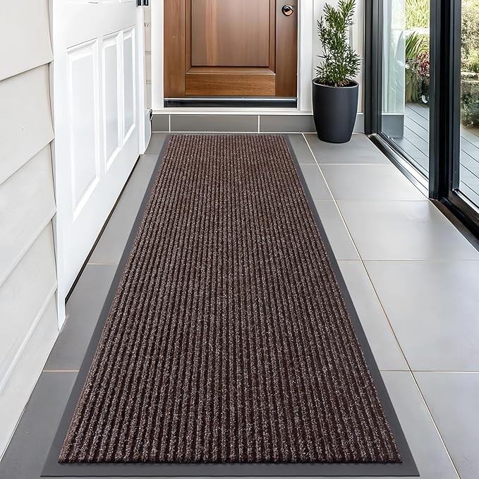 OLANLY Front Door Mat Indoor Outdoor Entrance, Waterproof Heavy Duty Doormat by OLANLY