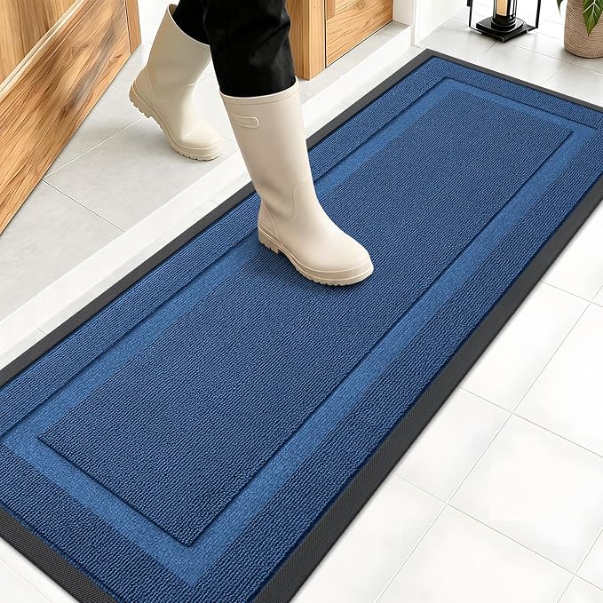 OLANLY Front Door Mat Indoor Outdoor Entrance, Waterproof All-Season, by OLANLY