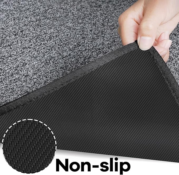 Area Rug with Non Slip Rubber Backing, Washable Soft Floor Carpet - Image 5