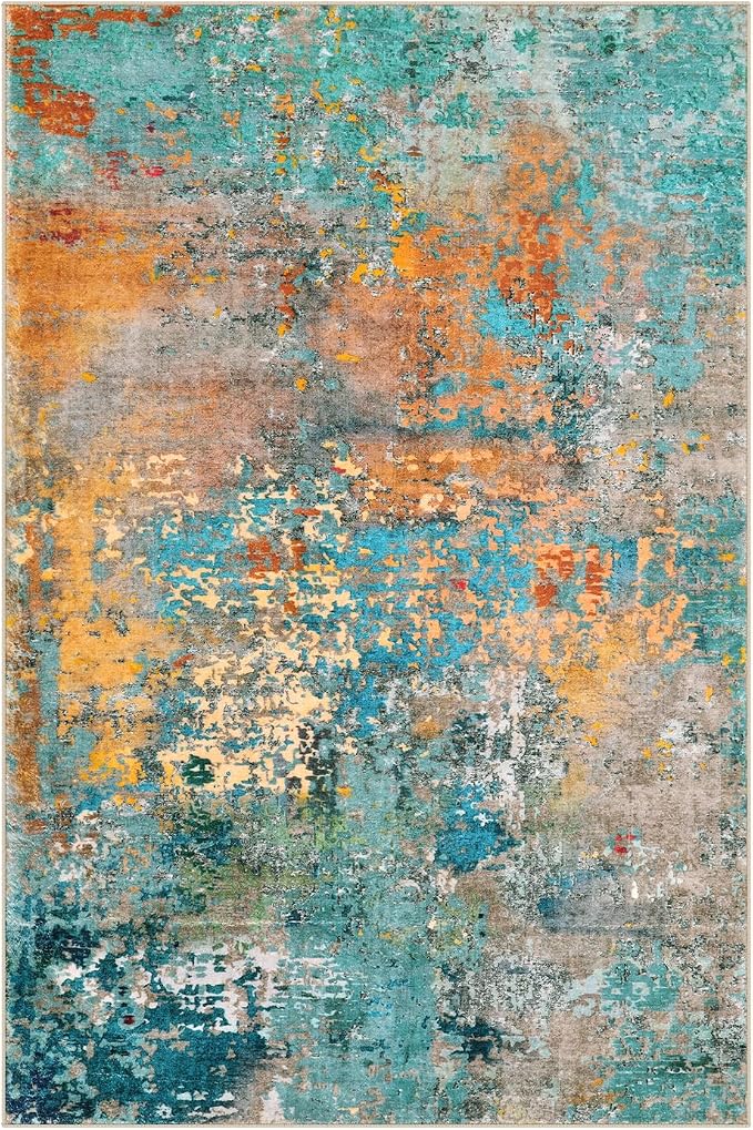 Lahome Modern Abstract Area Rug 6x9 Rugs - Image 9