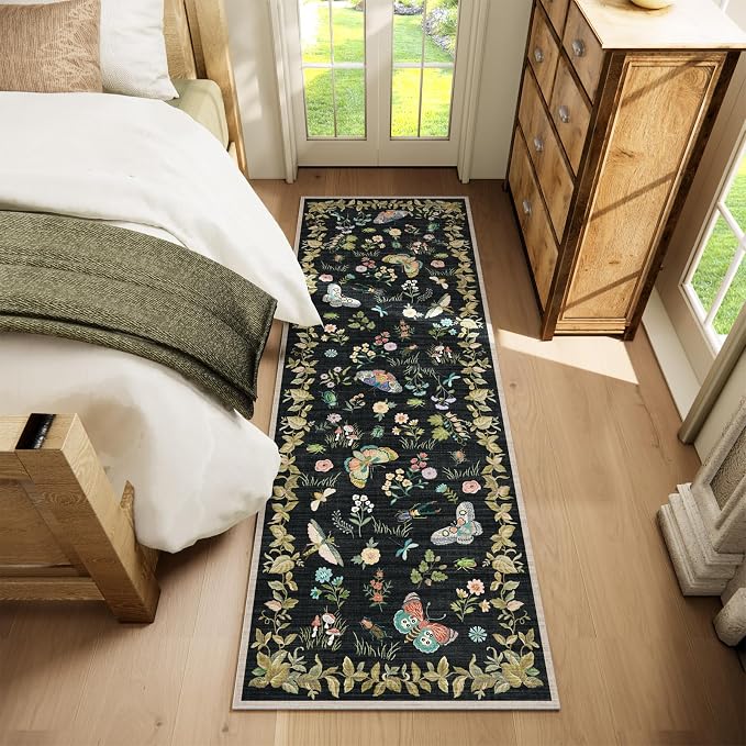 Washable Runners for Hallways Kitchen Rugs: 2'6"x8' Runner Rug Stain Resistant - Image 6