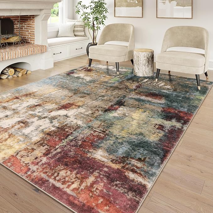 Lahome Modern Abstract Area Rug 6x9 Rugs - Image 7