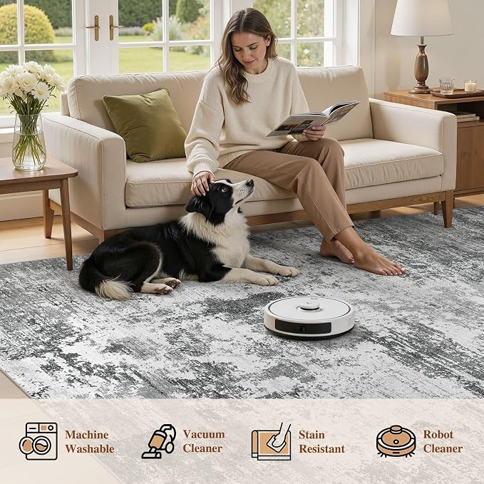 UERMEI 6x9 Area Rug for Living Room - Image 7