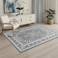 Lessymo 4 x 6 Area Rugs for Living Room- Machine Washable Area Rugs Boho Faux by Lessymo