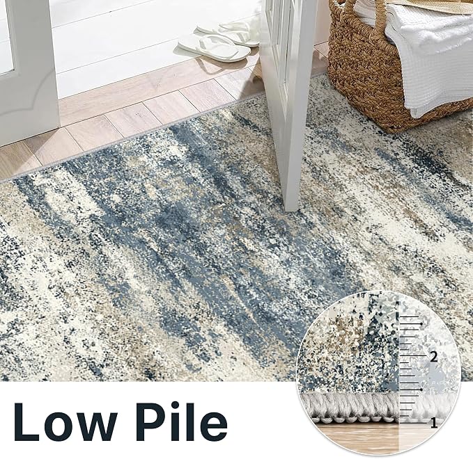 BEIMO Area Rugs 5x8 for Living Room Bedroom, Modern Abstract Machine Washable - Image 9