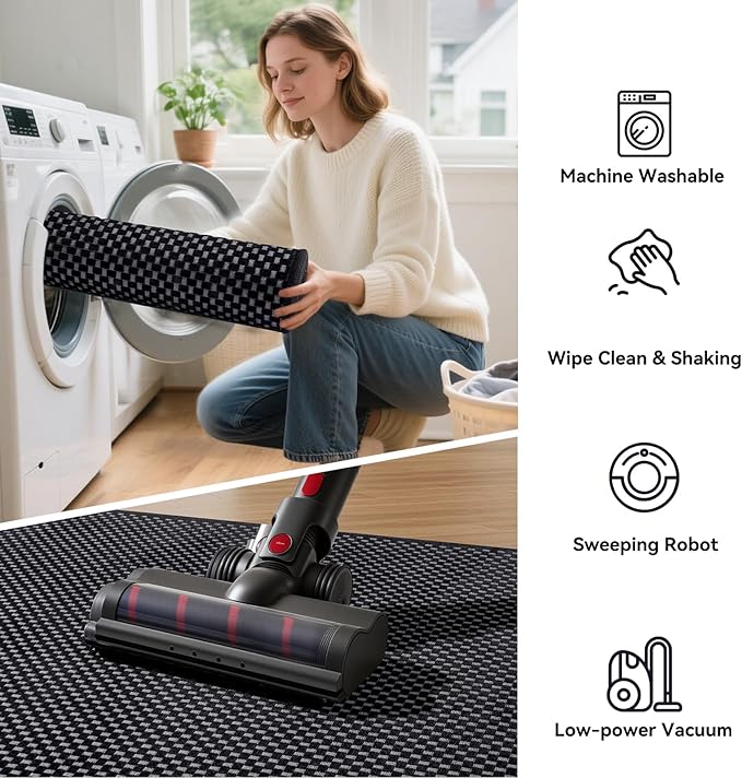 YDKGL 2x5 ft Hallway Runner Rug Boho Woven Washable Long Kitchen Runner Rugs - Image 7
