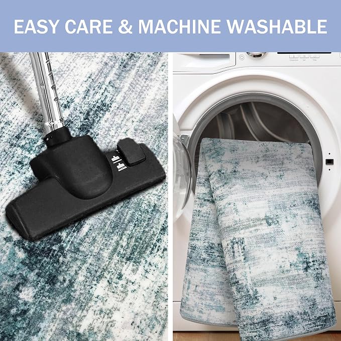 IOHOUZE Abstract Area Rugs 8x10 Ft Washable Large Rugs - Image 4