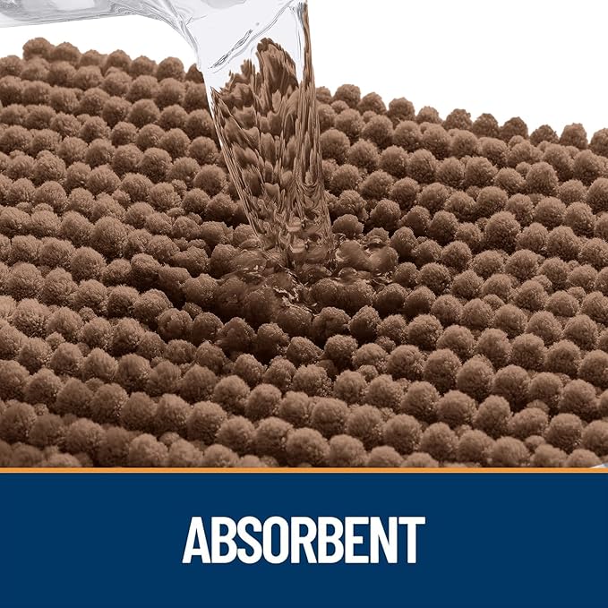 OLANLY Dog Door Mat for Muddy Paws 47x20, Ultra Absorbent Chenille Mud Doormat - Image 4