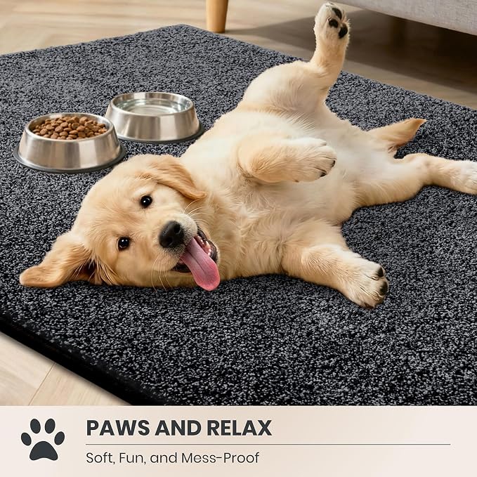 PURRUGS Dirt Trapping Door Mat 31.5" x 47", Non-Slip Machine Washable Entryway - Image 3