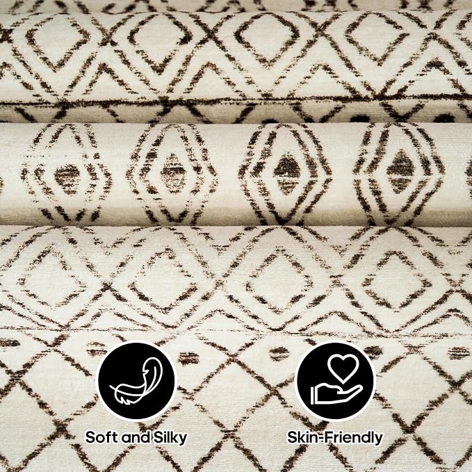 4x8 Rug Runner Machine Washable: Moroccan Hallway Runners - Image 6