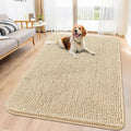Smiry Dog Door Mat for Muddy Paws 59x35, Absorbent Dirt Trapper, Non-Slip by Smiry