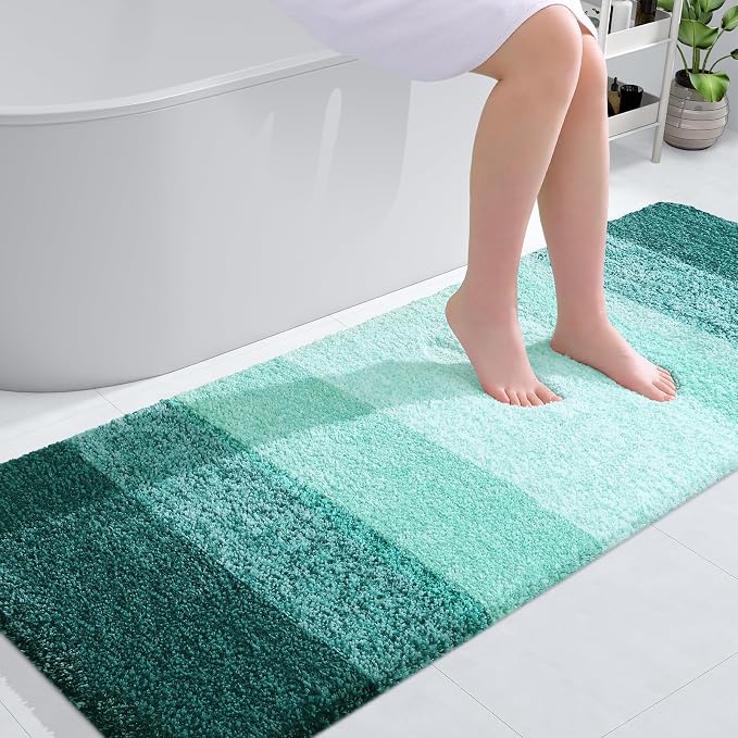 OLANLY Bathroom Runner Rugs Mat 59x24, Extra Soft Absorbent Microfiber Bath Rugs by OLANLY