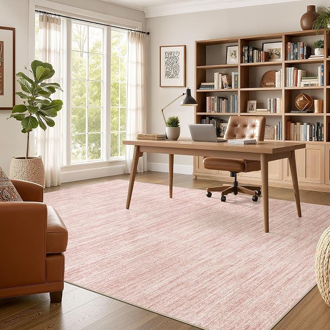 Nakagishi 10X12 Area Rugs Living Room: Washable Large Vintage Rug Neutral - Image 5