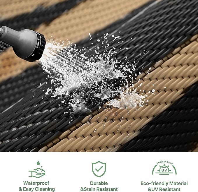 GENIMO Outdoor Rug Waterproof 6'x9' - Image 5