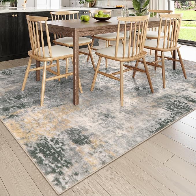 Lahome Modern Abstract Living Room Rug, Large Soft Indoor Accent Carpet - Image 4