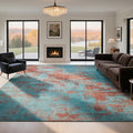 Washable Rugs 8x10 Area Rugs for Living Room-Modern Abstract Rugs for Bedroom by Lbris