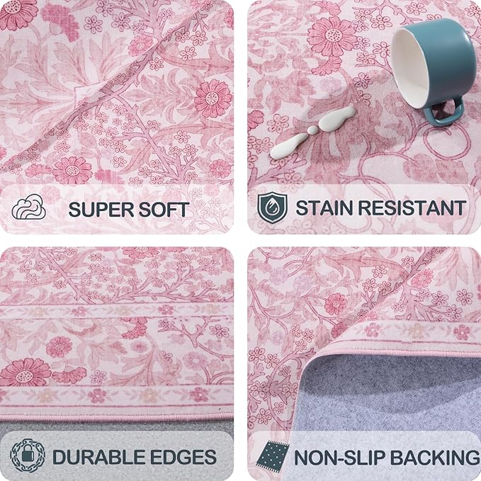 Washable 2'6" x 10' Runners for Hallways, Non Slip Long Floor Runner for Kitchen - Image 7