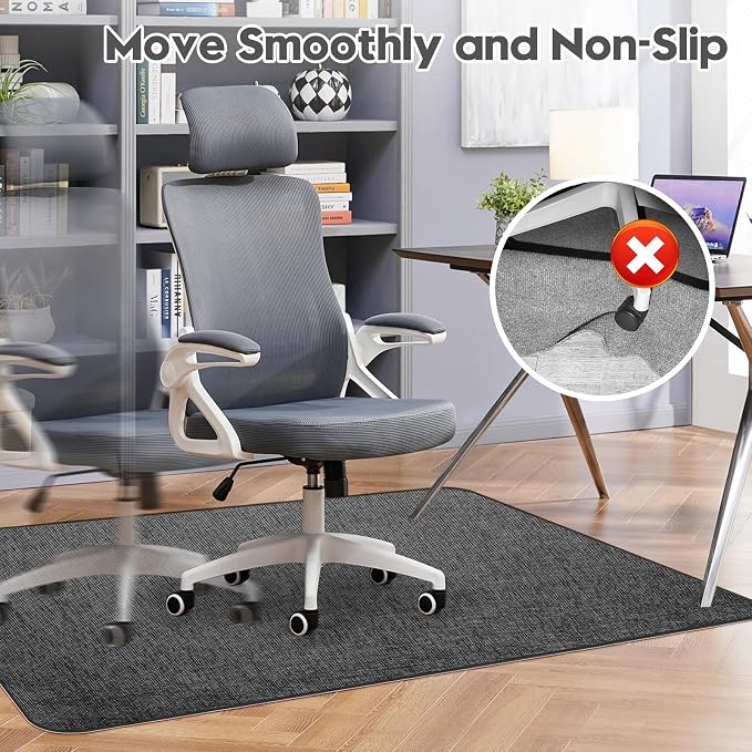 Sycoodeal Office Chair Mat for Hardwood & Tile Floor, Computer Gaming Chair Mat - Image 5