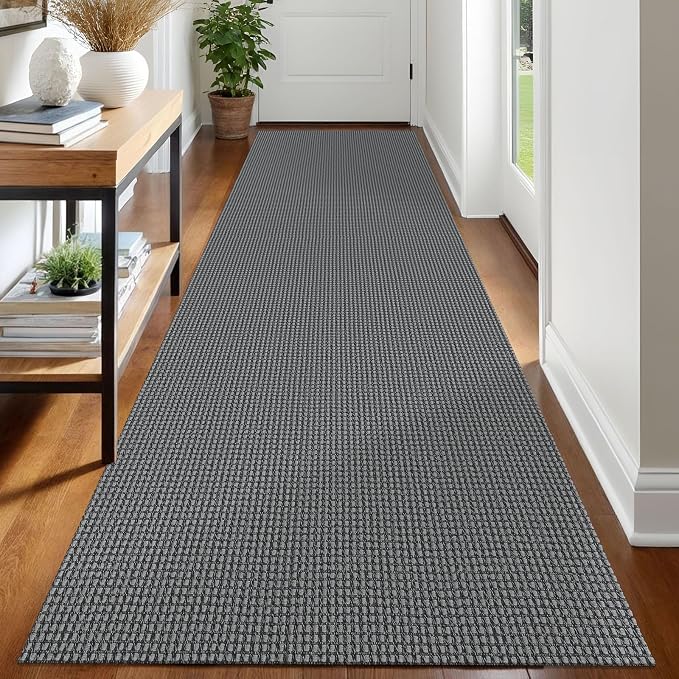 IOHOUZE Washable Runner Rug 3x12 Non Slip Rubber Backed Extra Long Hallway by iOhouze