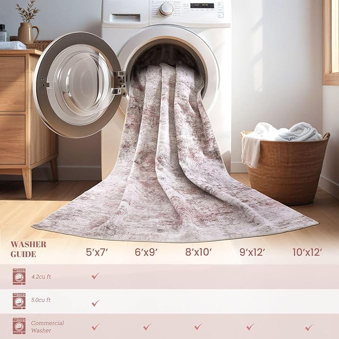UERMEI 9x12 Washable Area Rug - Image 7