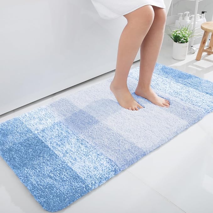 OLANLY Large Bathroom Rugs Mat 50x30, Extra Soft Absorbent Microfiber Bath Rugs by OLANLY