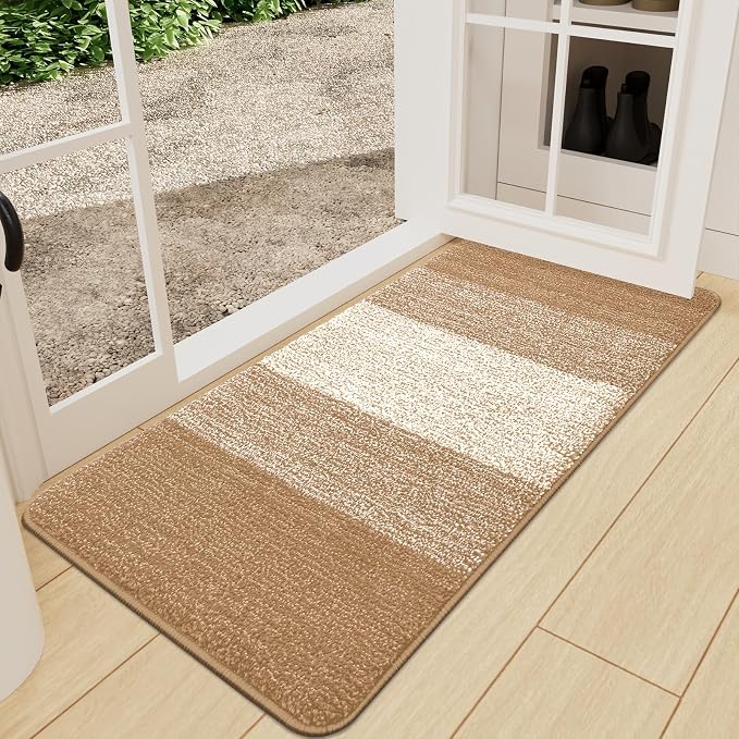 Kitinjoy Indoor Outdoor Door Mat, 71x24 Non-Slip Absorbent Dirt Trapper by Kitinjoy