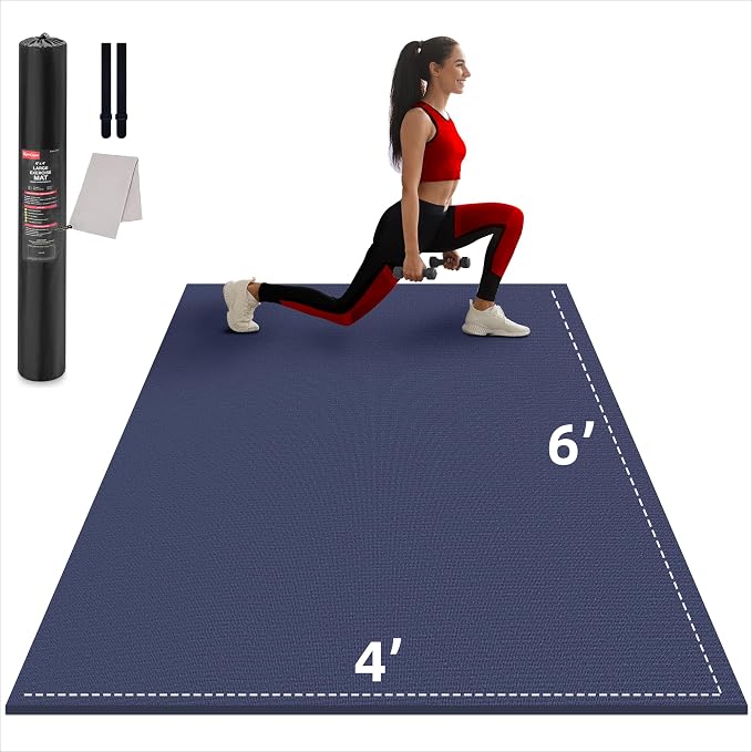 GymCope Large Exercise Mat for Home Workout, by GymCope