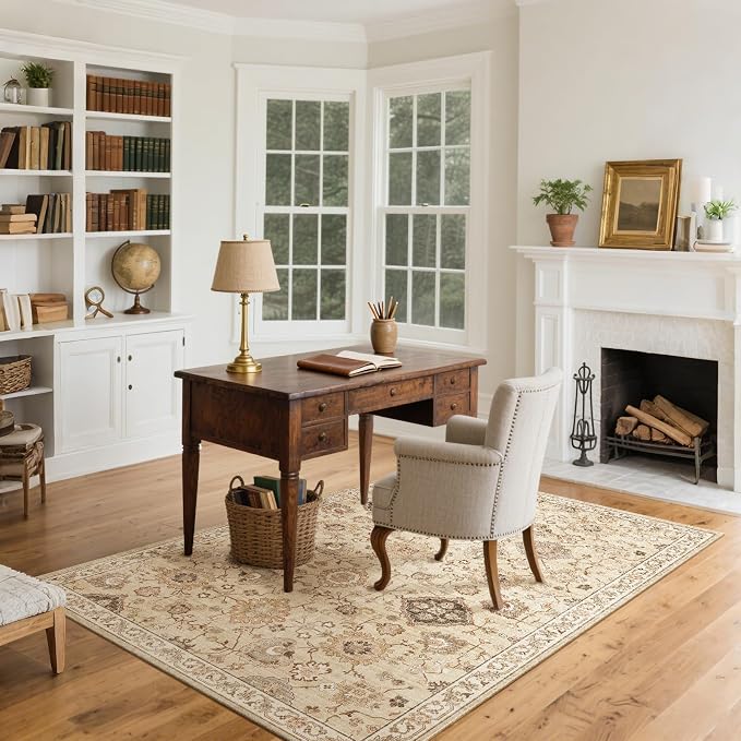Machine Washable Small Rugs for Entryway: Door Mat Indoor Entrance 4x6 Area Rug - Image 2