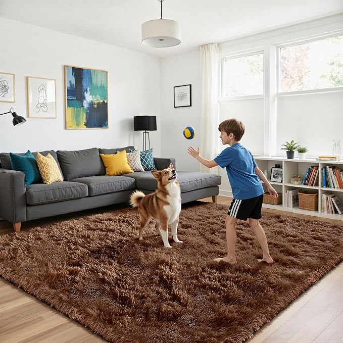 Soft Runner Rugs for Bedroom, Bedside Rug for Living Room Bedroom Room Home - Image 4