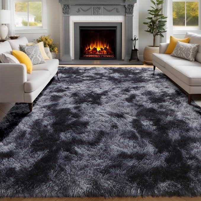 PAGISOFE Abstract Soft Shaggy Rugs - Image 3