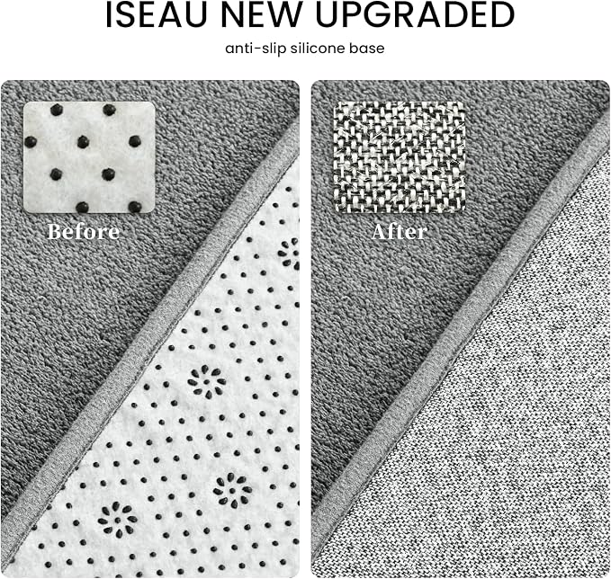 ISEAU 5x7 Rug for Living Room, Soft Memory Foam Carpet - Image 2