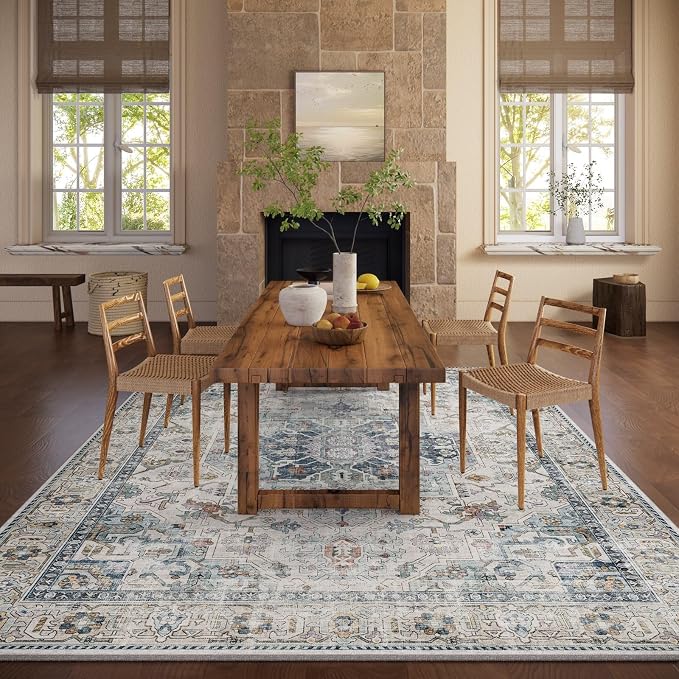 palohom 10x12 Area Rugs for Living Room: Large Area Rug Washable Stain - Image 5