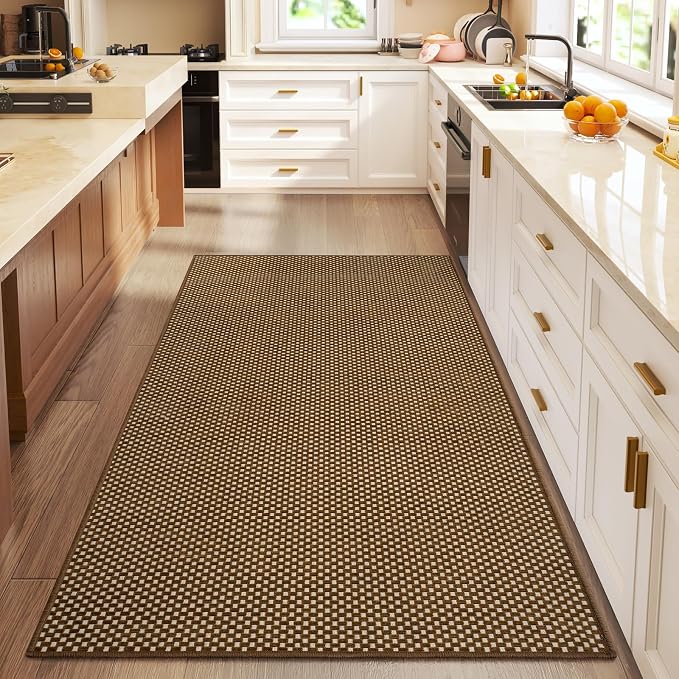 YDKGL 3x5 ft Area Rug Entryway Runner Rug Non Slip Washable, Boho Woven Kitchen - Image 3