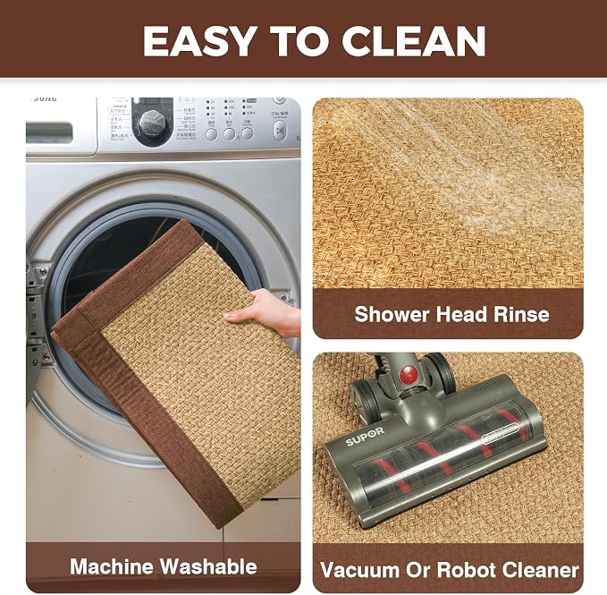 YDKGL Anti Fatigue Kitchen Rugs Mat Non Slip Washable, 0.4" Thick Soft - Image 8