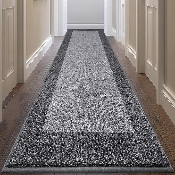 Machine Washable Runner Rug 32" x 120", Non Slip Kitchen Mat by Unknown