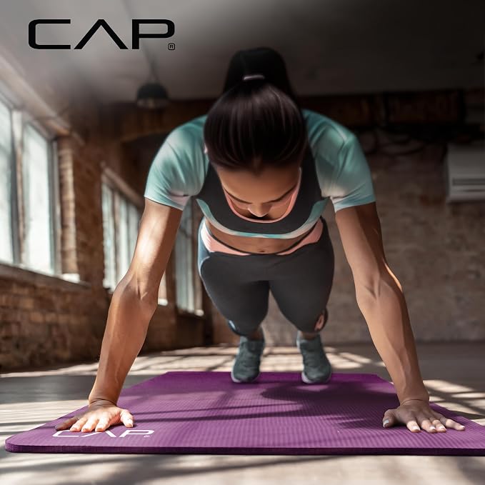 CAP Barbell 1/2-Inch High Density Exercise Yoga Mat - Image 6