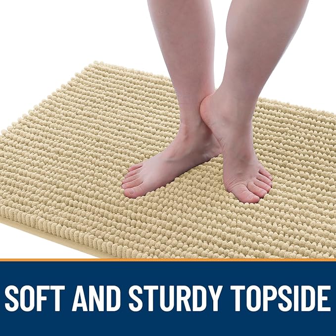 OLANLY Dog Door Mat for Muddy Paws 70x46, Ultra Absorbent Chenille Mud Doormat - Image 3