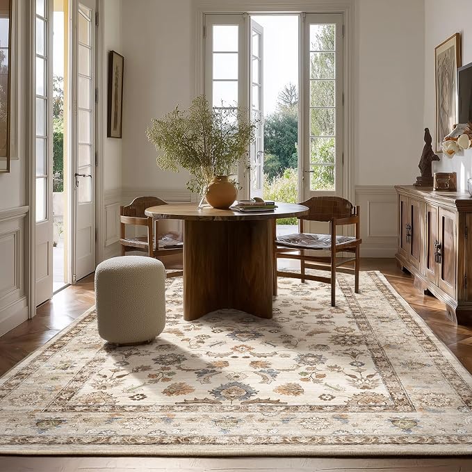 10x12 Area Rugs for Living Room: Washable Living Room Rug Stain Resistant Non - Image 6