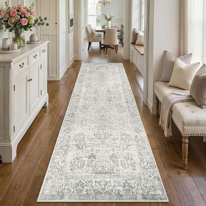 Rugxara 2'6" x 8' Hallway Runner Rug, Non Slip Boho Runner Rugs - Image 3