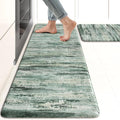 KIMODE Kitchen Mats Cushioned Anti Fatigue, Abstract Kitchen Rugs Sets of 2 by StayinComfortCookwithJoy