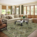 Washable Area Rugs for Living Room: 8x10 Rug Boho Vintage Rugs Stain Resistant by palohom