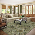 Washable Area Rugs for Living Room: 9x12 Rug Boho Vintage Rugs Stain Resistant by palohom