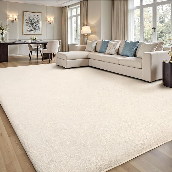 Sour Lemon 10x14 Area Rugs for Living Room, Soft Large Area Rug Fluffy Rugs for by SourLemon