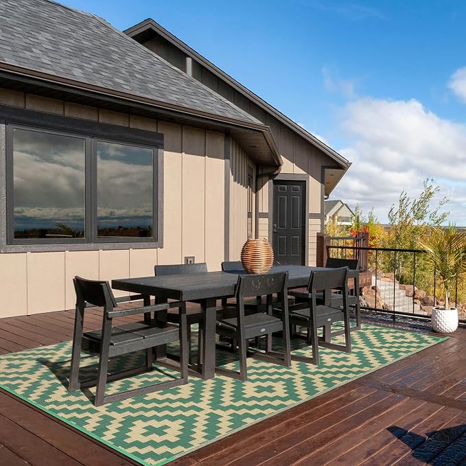 Outdoor Rugs Patio Camping Waterproof - Image 5