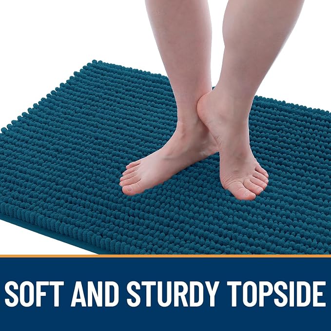OLANLY Dog Door Mat for Muddy Paws 70x24, Ultra Absorbent Chenille Mud Doormat - Image 3