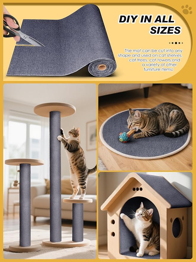 2PCS 39.4"x15.8" Cat Scratch Furniture Protector - Image 3